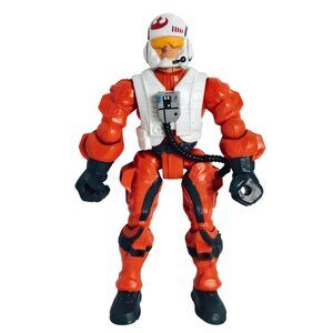 Star Wars Hero Mashers Poe Dameron Resistance Rebel Pilot 5" Action Figure